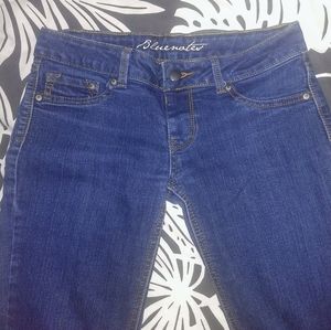 Bluenotes Mid-Rise Stretch Raw Hem Jean Jeggings